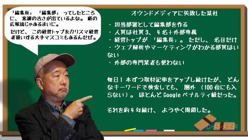 オウンドメディアは司令塔的存在がいなければ成功しない
