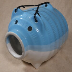 万古焼 蚊遣り豚 陶器製